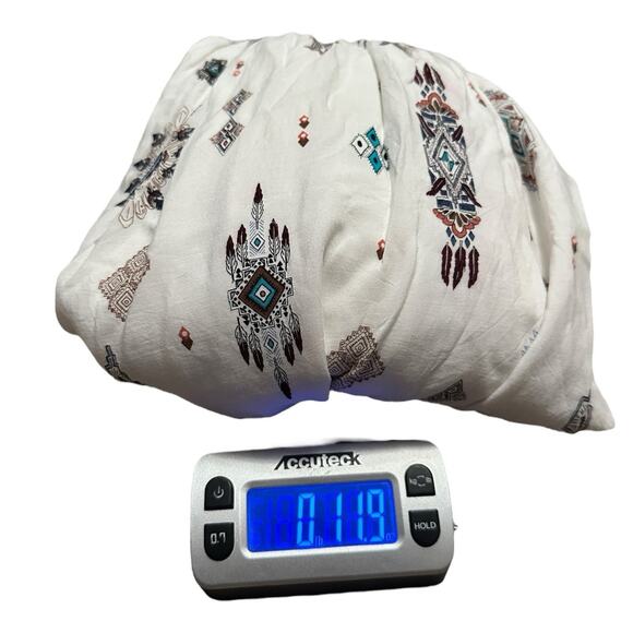 Shyanne Brown Suede Bodice Aztec Print Dress Women’s M Boho Western Cowgirl - Picture 6 of 8